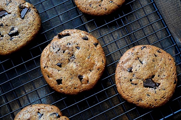 Chocolate chip cookies – kun 6 ingredienser