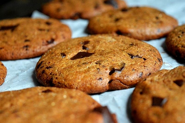 Peanutbutter cookies uden mel