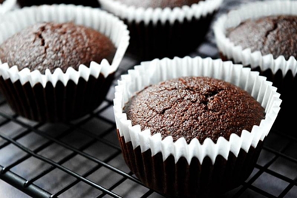 Glutenfrie kakaomuffins